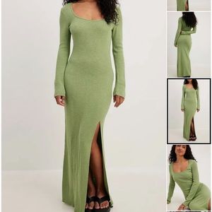 Knitted maxi dress